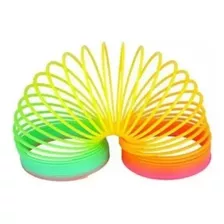 Resorte Magico X25 Slinky Multicolor Rainbow Saltarin Juego