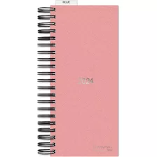 Agenda Comercial Brief Case Rosa 11,9cm X 27,5cm