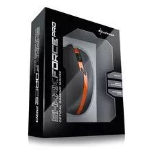 Mouse Sharkoon Shark Force Pro 3200dpi Naranja Gamer Optico