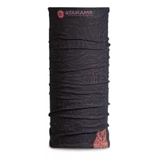 Bandana Palena Multifuncional Atakama Outdoor Color Negro Diseño De La Tela Tucúquere