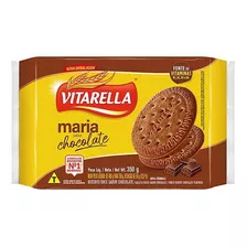 Biscoito Maria Chocolate Vitarella Pacote Bolacha 350g