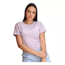 Blusa Feminina Gola Redonda Camiseta Baby Look Mega Oferta