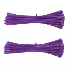 Correas De Plástico, Mxzpp-002, 200pzas, 20cm, 2.5mm, Morado