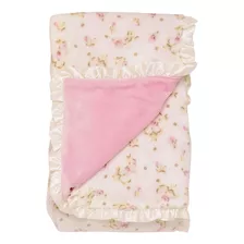 Little Me Vintage Rose - Manta De Saten Para Bebe