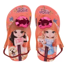 Chinelo De Dedo Infantil Feminino Com Elástico Lindo Z337