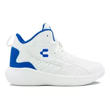 Tenis Bota Para Caballero Charly Basquetbol Blanco 15-21.5