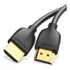 Cable Vention Hdmi 2.0 Certificado - Ultra Liviano - Portatil Ultra Fino - Premium 4k 60hz Hdr Arc - 2 Metros - Aaibh