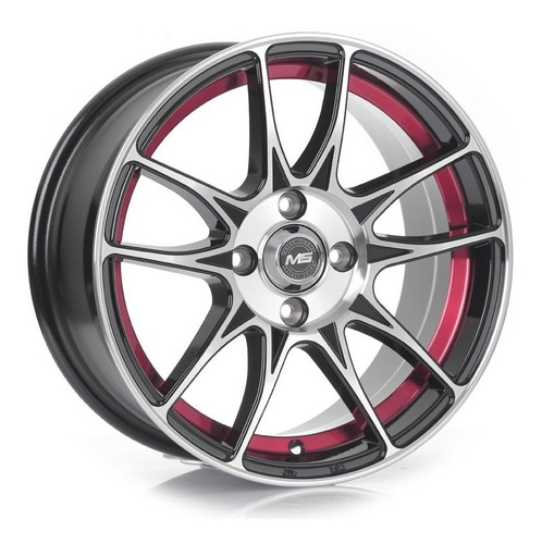 Rines Ms 5229 15x7.0 4x100 Et32 Nissan Versa Mazda 2 Aveo  Foto 10