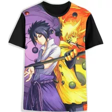 Camisa Camiseta 3d Full Naruto Anime Aliados