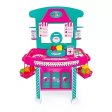 Brinquedo Mini Mercado Infantil Da Barbie Com Acessórios