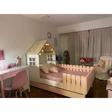 Cama Marinera Infantil Niños Cama Casita De Madera Maciza