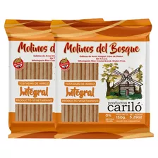 Pack X 18 Galletas Arroz Molinos Del Bosque Integrales X150g