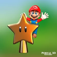 Archivo Stl Impresión 3d - Nintendo - Super Mario Christmas 