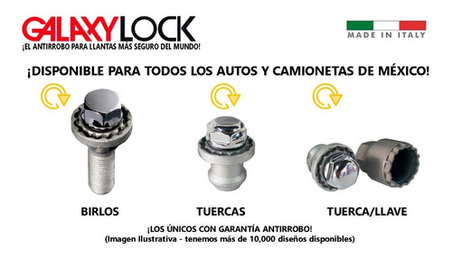 Seguro Birlos Chevrolet Aveo Lt Aut Galaxy Lock Foto 5