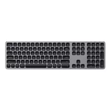 Teclado Bluetooth Satechi Metallic Series St-ambk Qwerty Inglês Us Cor Cinza-espacial