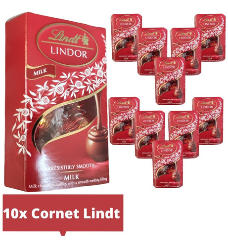 10x Cornet Chocolate Lindt