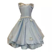 Vestido Fantasia Infantil Frozen