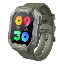 Relógio Smartwatch 5atm Tático Camuflado Militar Smart Wr