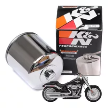 Filtro Oleo K&n Kn Harley Davidson Fat Boy 107 / 114 Cromado