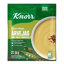 Sopa Crema Knorr Arvejas Con Chile Chipotle X 64 Gr