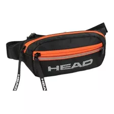 Riñonera Head 26856 Poliéster 100% Combinado Color Negro/naranja Diseño De La Tela Liso