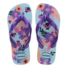 Ojotas Havaianas Niñas Kids Flower Nena Infantil Local Envio