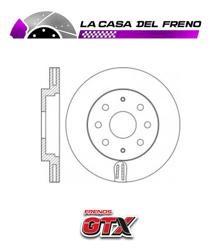 Par Disco Freno Del Fiat Punto Evo 1.4 2011 350a1.000-19925l Foto 5