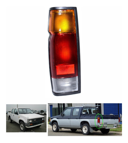 Stop Izquierdo Nissan D21 Amarillo/rojo/blanco 1989-1997 Foto 6