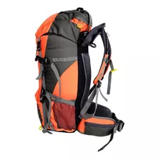 Mochila Cargueira Hwjiangfeng 45+5 Litros Viagem Camping Cor Laranja Desenho Do Tecido Nylon Impermeável