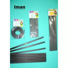 Iman Flexible Tira 12x2mm. Cinta Magnetica, C/adhesivo 15mt.