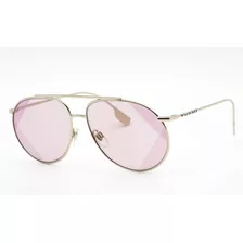 Gafas De Sol De Aviador Burberry 0be3138 110984 Para Mujer,