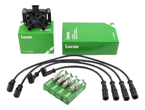 Kit Bobina Cable Bujia Fiat Nueva Fiorino Uno Nuevo 1.3 8v