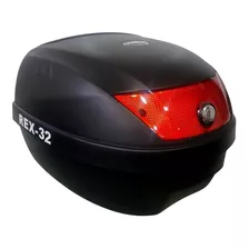 Maleta Moto Top Case Rex E-32 ,28 Lts Negro