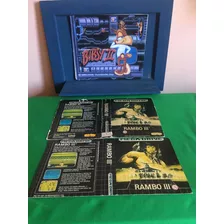 Mega Drive Rambo Iii Encarte Caixa Recortada