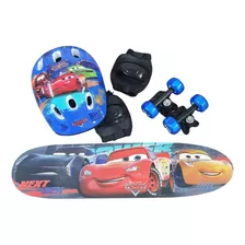 Skate Infantil Barato Com Acessórios Shape Personagem Carros