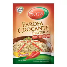 Farofa Crocante Proteica Picante 300g - Sora