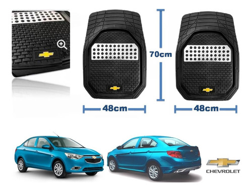 Tapetes 3d Logo Chevrolet + Cubre Volante Aveo 2019 A 2023 Foto 4