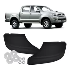 Par Ponteira Parachoque Traseiro Pisante Hilux 2005 2015 2pç