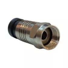 Ficha Conector Snap Coaxil Rg6 Pin Fino X13 Unidades