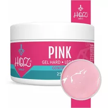Hqz Gel Hard 25g Pink Cover Nude Crystal Manicure Unhas Nail Cor Pink Hqz 25g