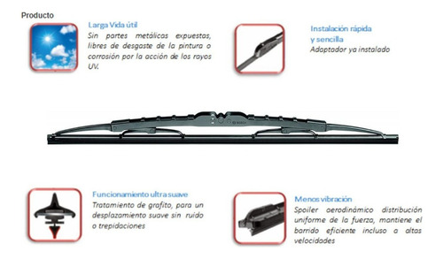 Plumillas Bosch Para Ford Mondeo 2000 - 2007 Foto 3