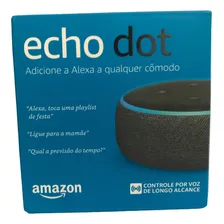 Caixa De Som Echo Dot 3ª Geração + Tomada Inteligente Wifi