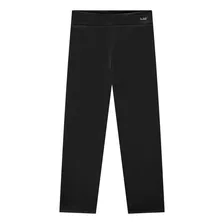 Calça Legging Menina Termoskin/couro Eco Preta Kukiê