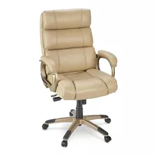 Silla Ejecutiva De Piel - Beige - Uline