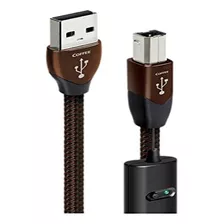 Audioquest Cable Usb A-b Color Negro, 2.5ft Usb A Usb B Cab