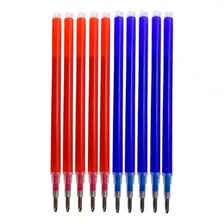 10 Refil Caneta Mágica Fantasminha Calor Vermelho E Azul