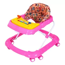 Andador Musical Superluxo Infantil Rosa Jumbobaby