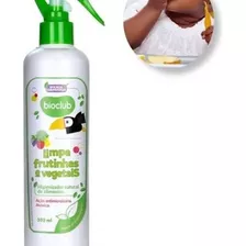Limpa Frutinha E Vegetais Bioclub Baby Orgânico Higienizador