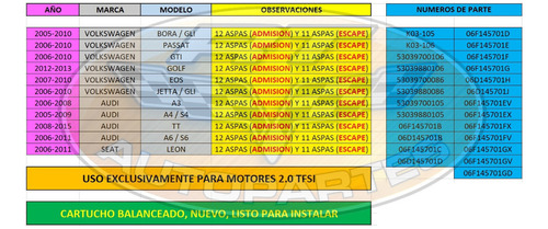 Turbo Cartucho K03 Motor 2.0 Tfsi Fsi 2006 Audi S6 Foto 3