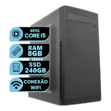 Pc Intel Core I5 Ssd 240gb 8gb Ram Computador Desktop Rapido